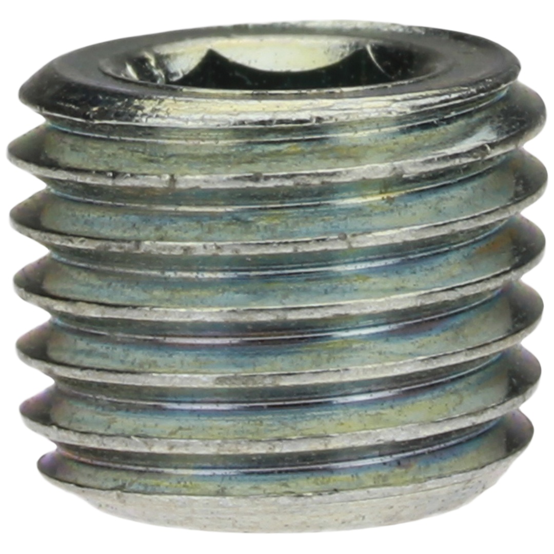 Reidl DIN 906 Verschlussschrauben mit Innensechskant, kegliges Gewinde, Feingewinde M 24 x 1,5 x 12, 5.8 verzinkt farblos