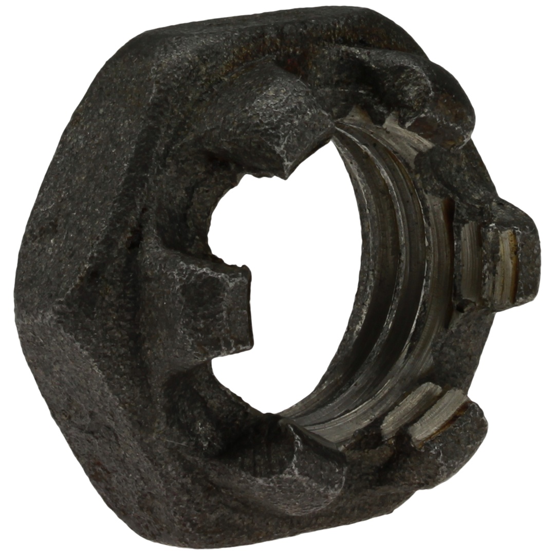 Reidl DIN 937 Kronenmuttern, niedrige Form, M 14, 14 H blank