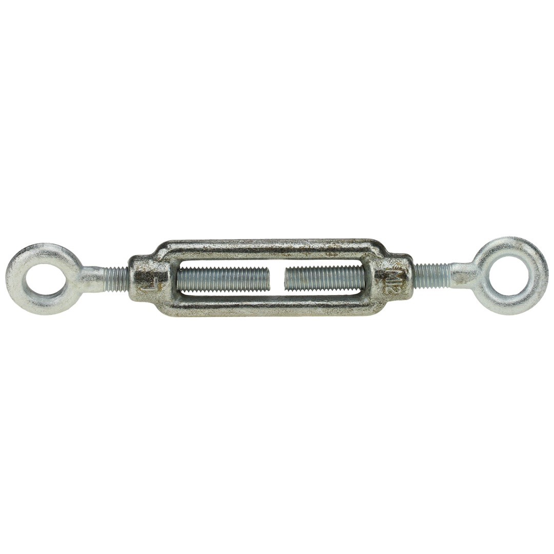 Reidl DIN 1480 Spannschloss M 16, geschmiedet, offene Form, Ring/Ring, 3.6 galv. verzinkt farblos