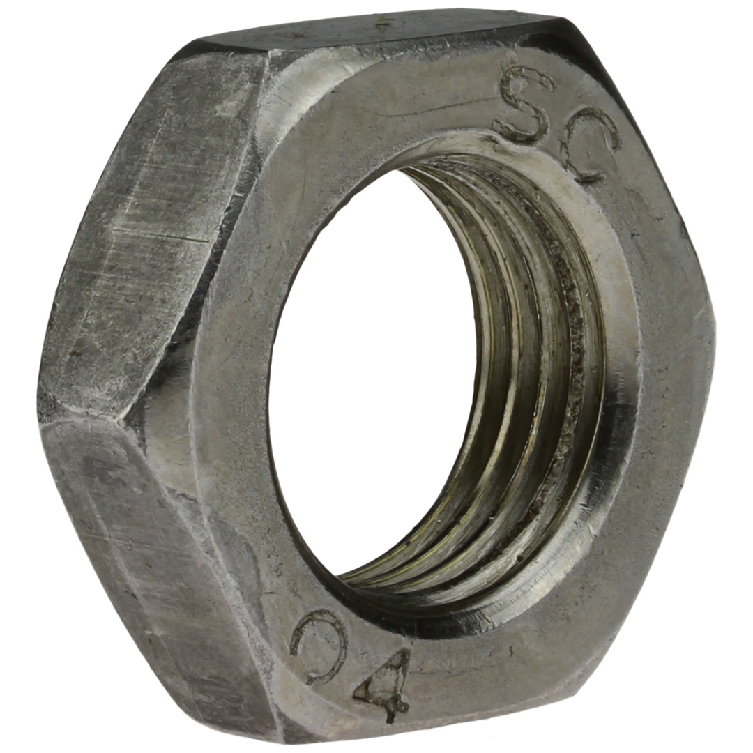 Reidl ISO 8675 Sechskantmutter Feingewinde M 12 x 1,5, mit Fase, niedrige Form, 5 blank
