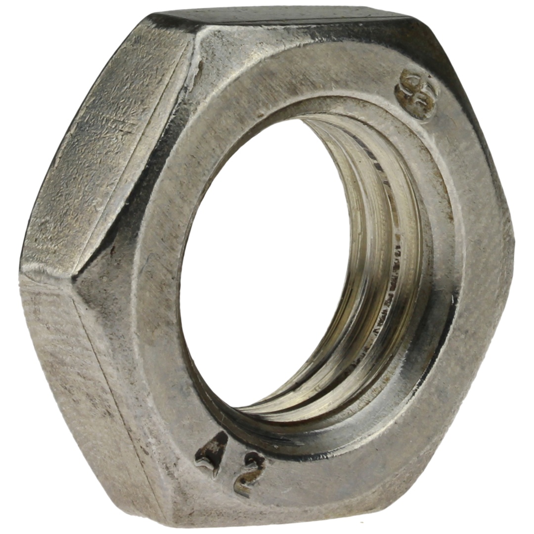 Reidl DIN 936 Sechskantmutter niedrige Form mit Fase M 39 A2 blank