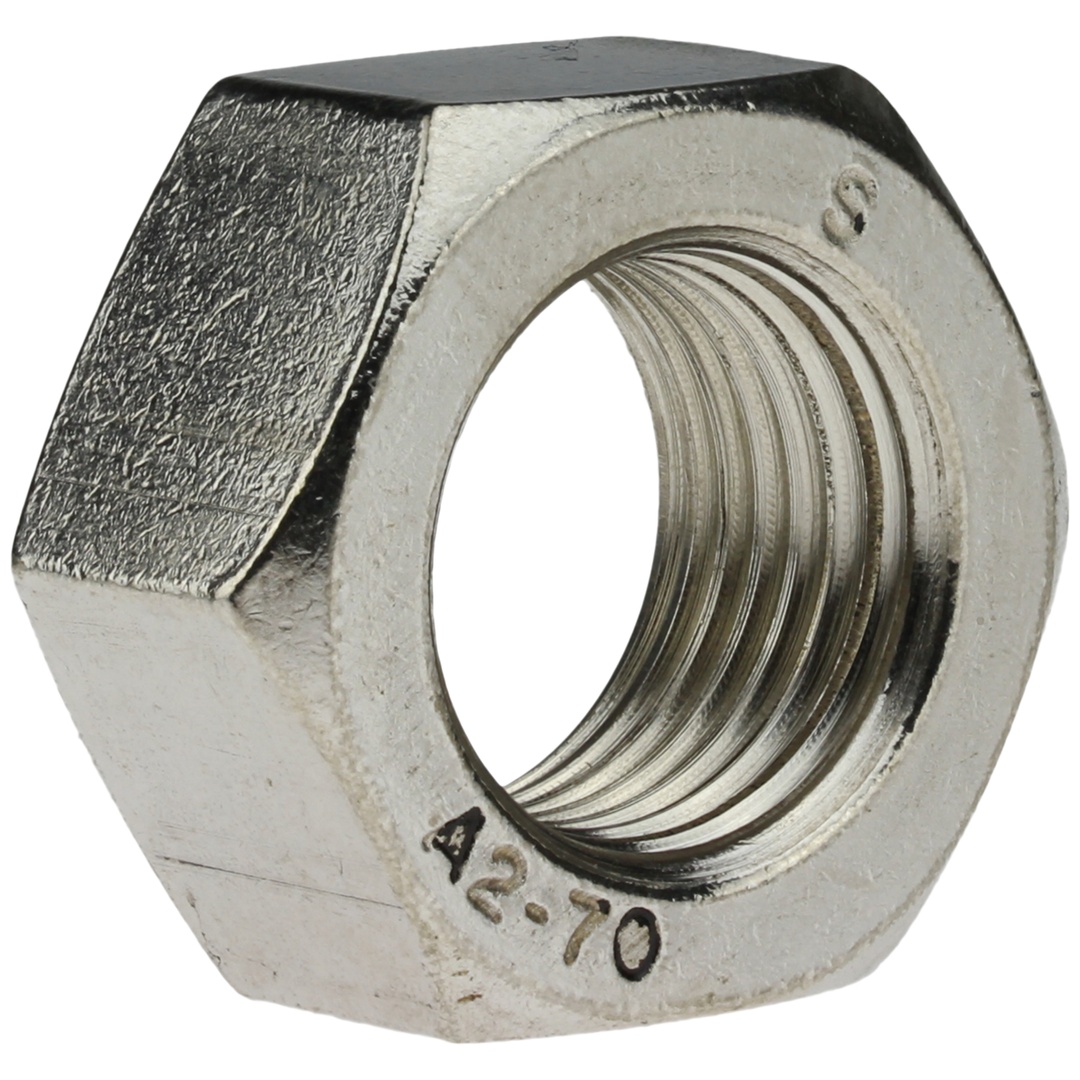 Reidl ISO 8673 Sechskantmuttern, Feingewinde M 12 x 1,25, A2 blank
