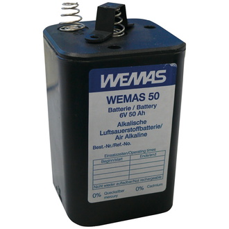 Wemas Blockbatterie 6V/50 Ah Kompakt 50