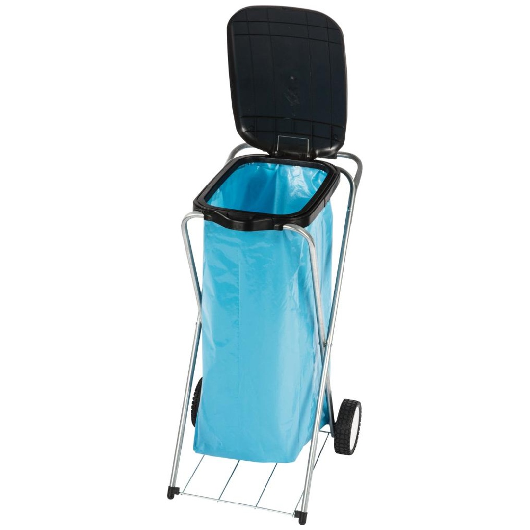 Nölle Abfallsammler 1x120l fahrbar mit Deckelschwarz