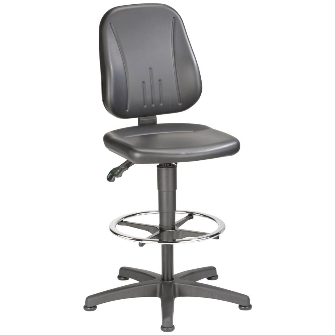 Bimos Arbeitsstuhl 9651-0551 Unitec 3 Sitzhöhe 580-850 mm mit Gleiter, Kunstleder