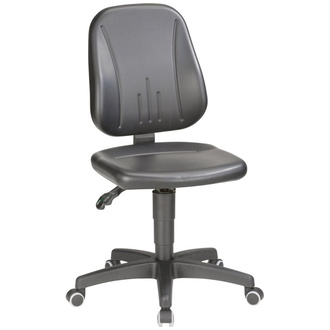 Bimos Arbeitsstuhl 9653-0551 Unitec 2 Sitzhöhe 440-620 mm, mit Rollen, Kunstleder