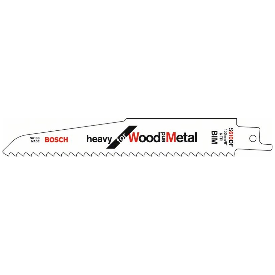 Bosch Säbelsägeblatt S 610 DF Heavy for Wood and Metal