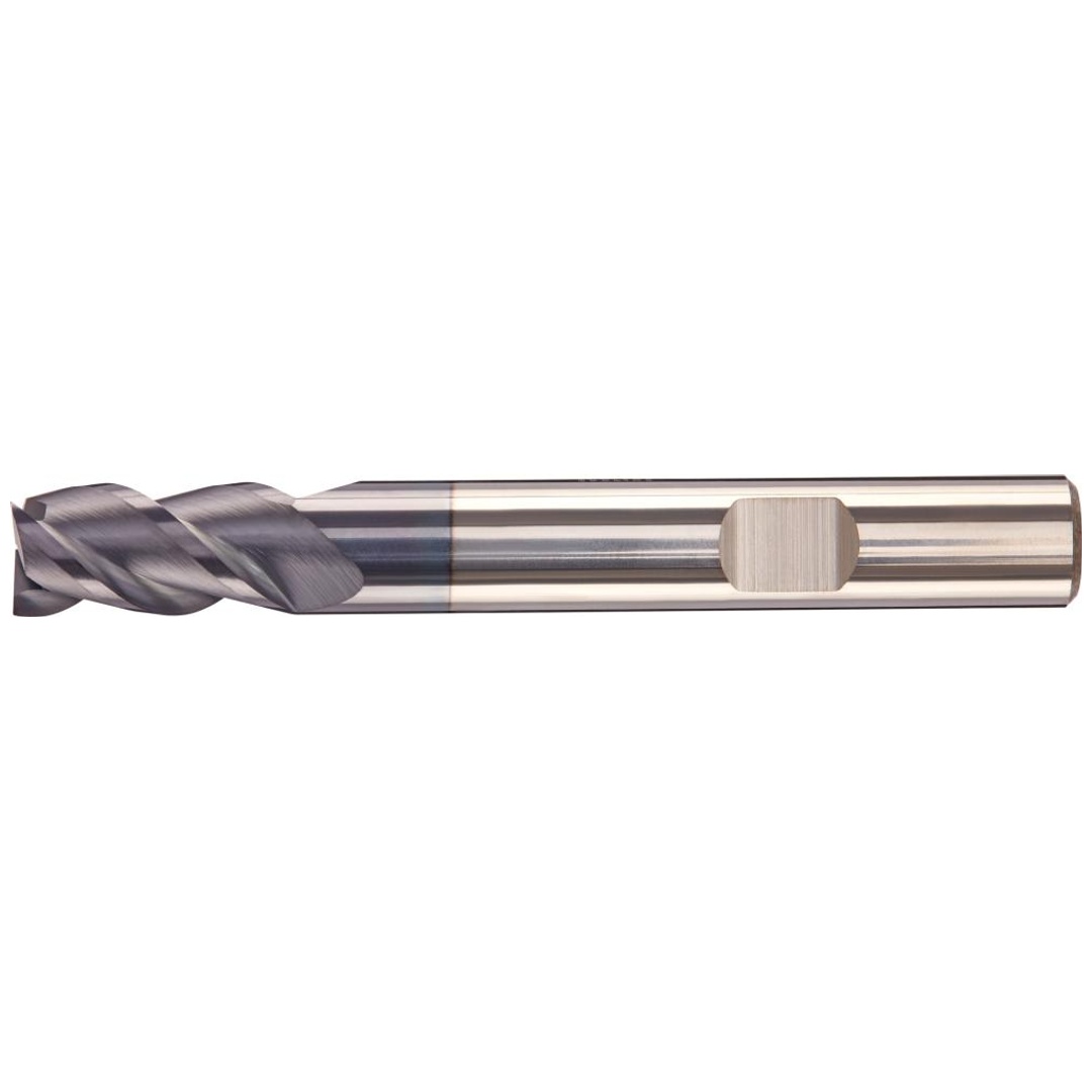 Fortis VHM-Schaftfräser Z3 45G lang 160 mm AlTiN+ HB