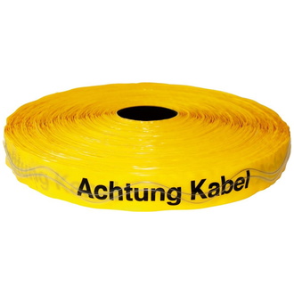 Ortungsband 250 m Achtung LWL-Kabel gelb