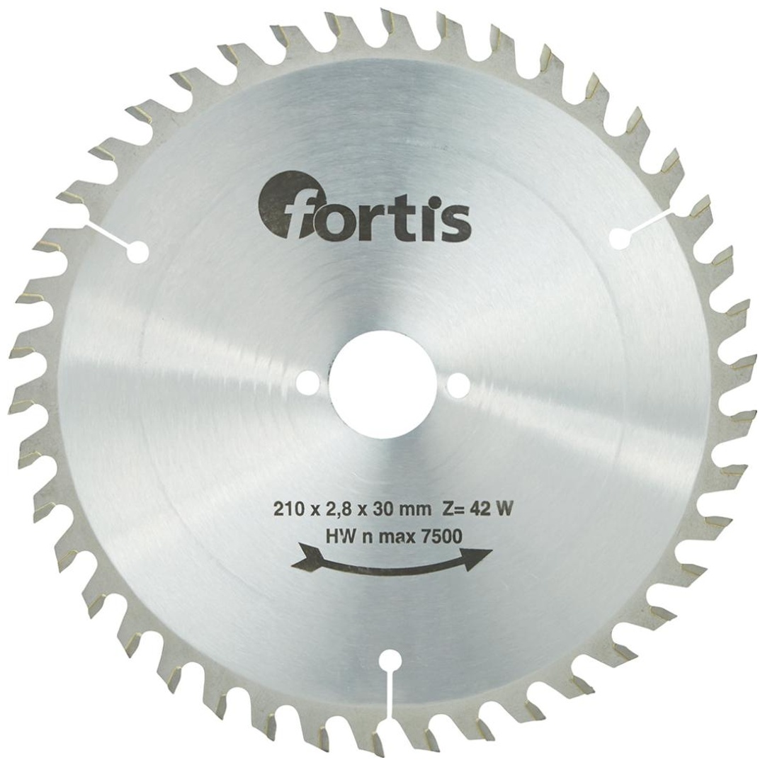 Fortis HW-Kreissägeblatt 210 x 3,0 x 30 mm Z48W