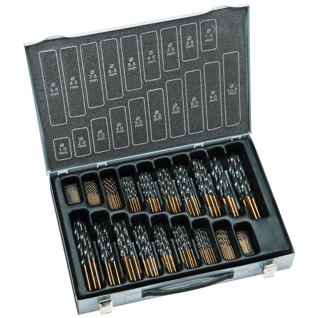 Alpen-Maykestag Spiralbohrer D338N HSS 1,0-10,0, 170 tlg