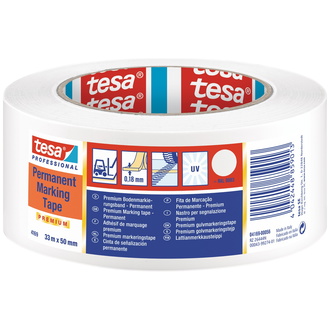 Tesa 4169 Bodenmark. 33m:50mm, weiss