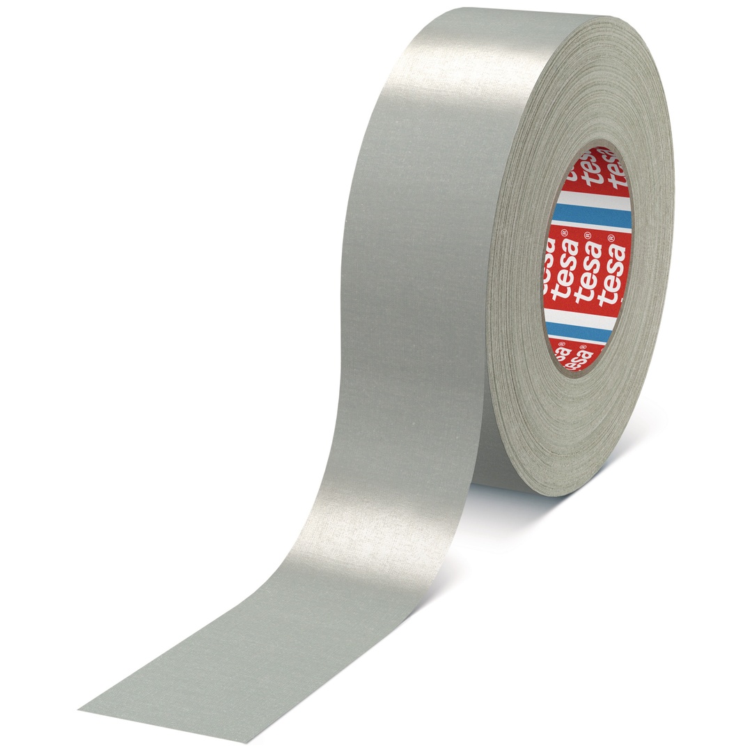 Tesa - Ruban Adhésif toilé, Gris, 25 m x 50 mm 04651-00213-00 Premium (Par 6)