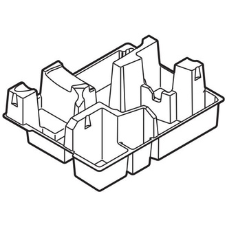 Bosch Tiefzieheinlage aus Kunststoff für GBH18V-26F/ GDE18V-16 (für L-BOXX 238)