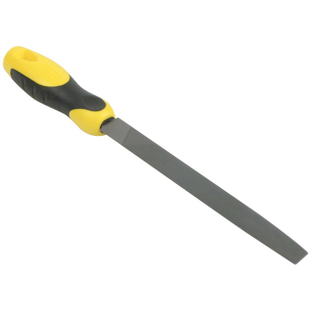 Stanley Halbrundfeile mit Heft, Hieb 1, 200 mm
