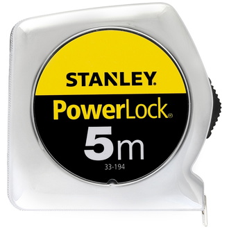 Stanley Bandmaß Powerlock Kunststoff 5 m/19 mm, Art.Nr. 0-33-194