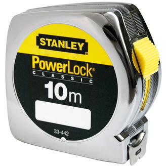 Stanley Bandmaß Powerlock Kunststoff 10 m/25 mm, Art.Nr. 0-33-442