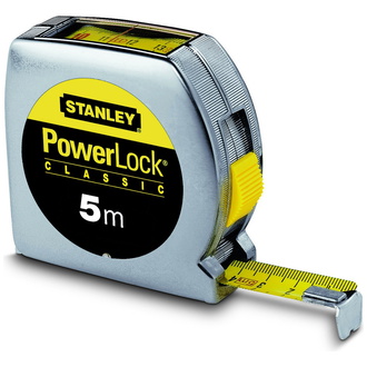 Stanley Bandmaß Powerlock Kunststoff 5 m/19 mm, Art.Nr. 0-33-932