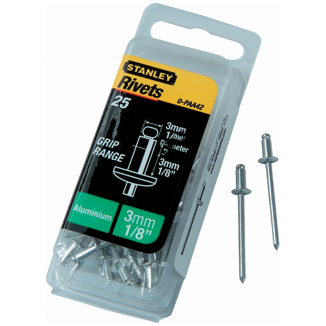 Stanley Blindniete STANDARD - Aluminium /  - Flachrundkopf - 3 x 3
