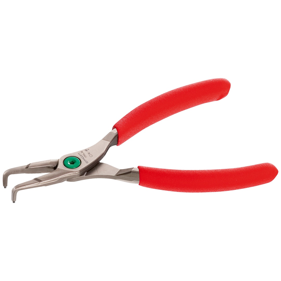 FACOM Zange für Sicherungsringe mit Innenspannung, 90° gebogen, verchromt, ergonomische Überzüge, Ø Spitze 0,9 mm, Ringweite 3 - 10 mm
