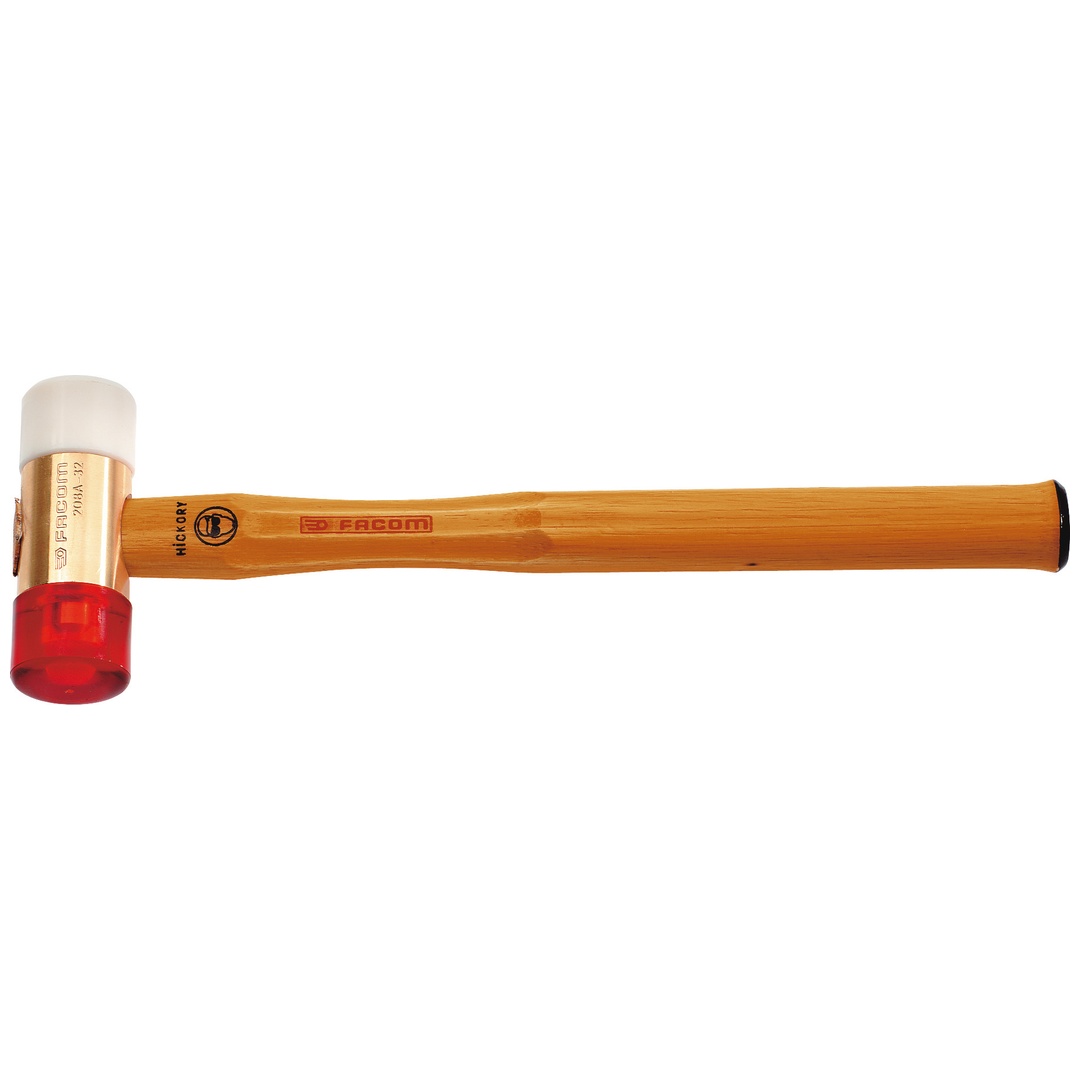 FACOM Kunststoffhammer Aluminium 40 mm, Hickory-Stiel
