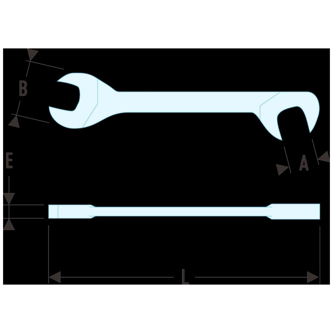 FACOM Maulschlüssel Mikromechanik 1/4
