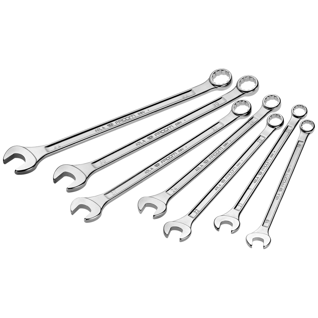 FACOM Ring-Maulschlüssel 40 lang Set 17-tlg.