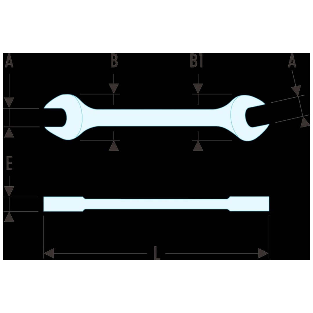 FACOM Maulschlüssel Serie 44 21x23 mm