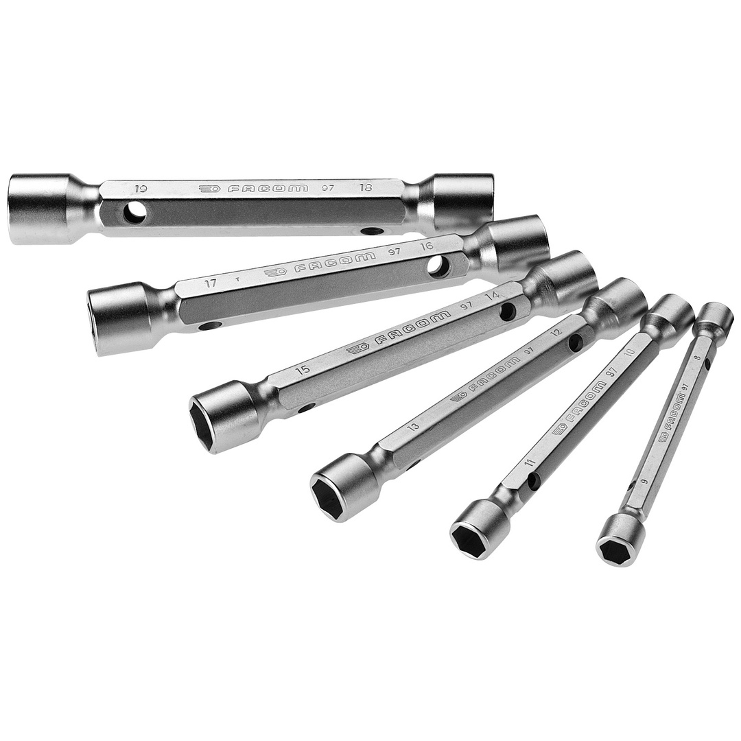 FACOM Rohrsteckschlüssel 6-Kant Set, 6-tlg.