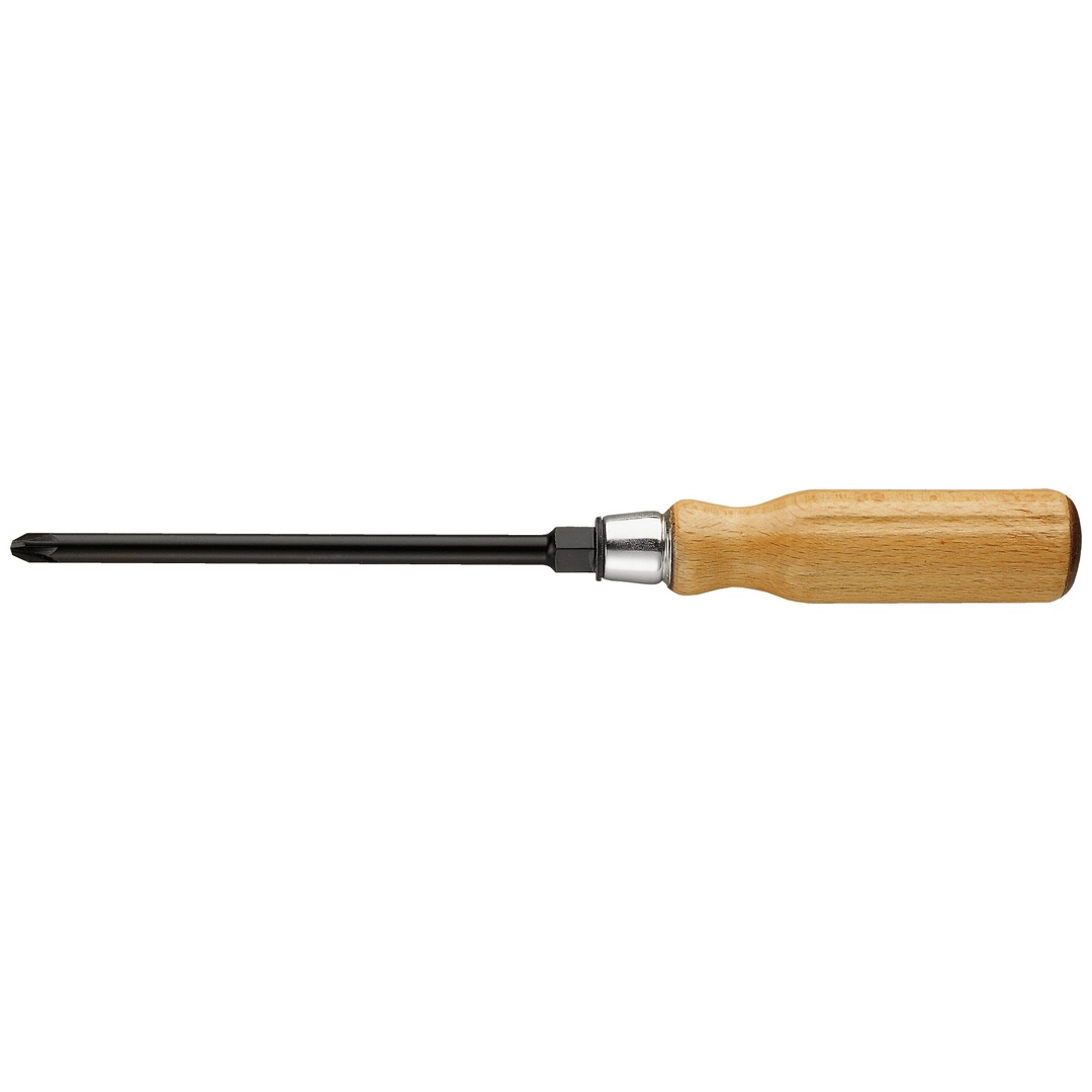 FACOM Schraubendreher mit Holzgriff PZ2