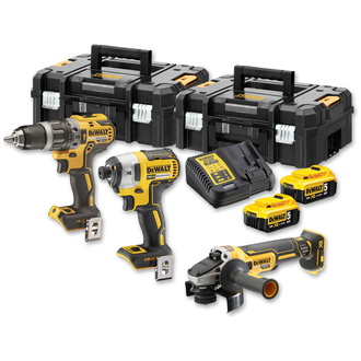 DeWalt Akku-Kombopack (3-tlg.), 18 V, DCK384P2T-QW