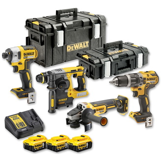 DeWalt Akku-Kombopack (4-tlg.), 18 V, DCK422P3-QW