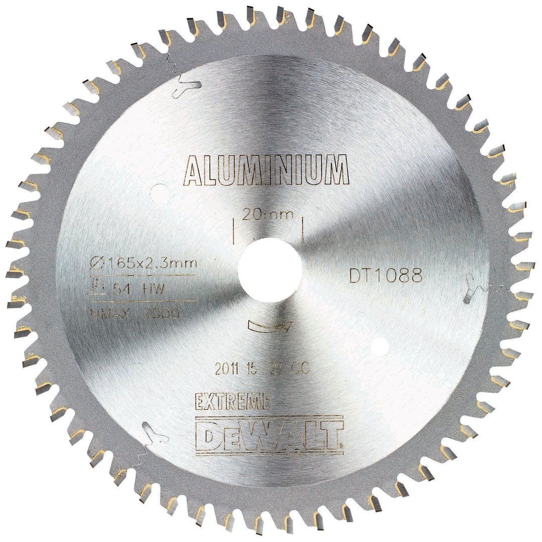 DeWalt Kreissägeblatt Handkr. 165/20 mm 54TFZ, EXTREME Kreissägeblatt für Tauchsägen