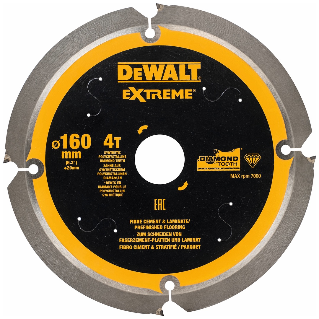 DeWalt Kreissägeblatt PCD 160/20 mm 4Z