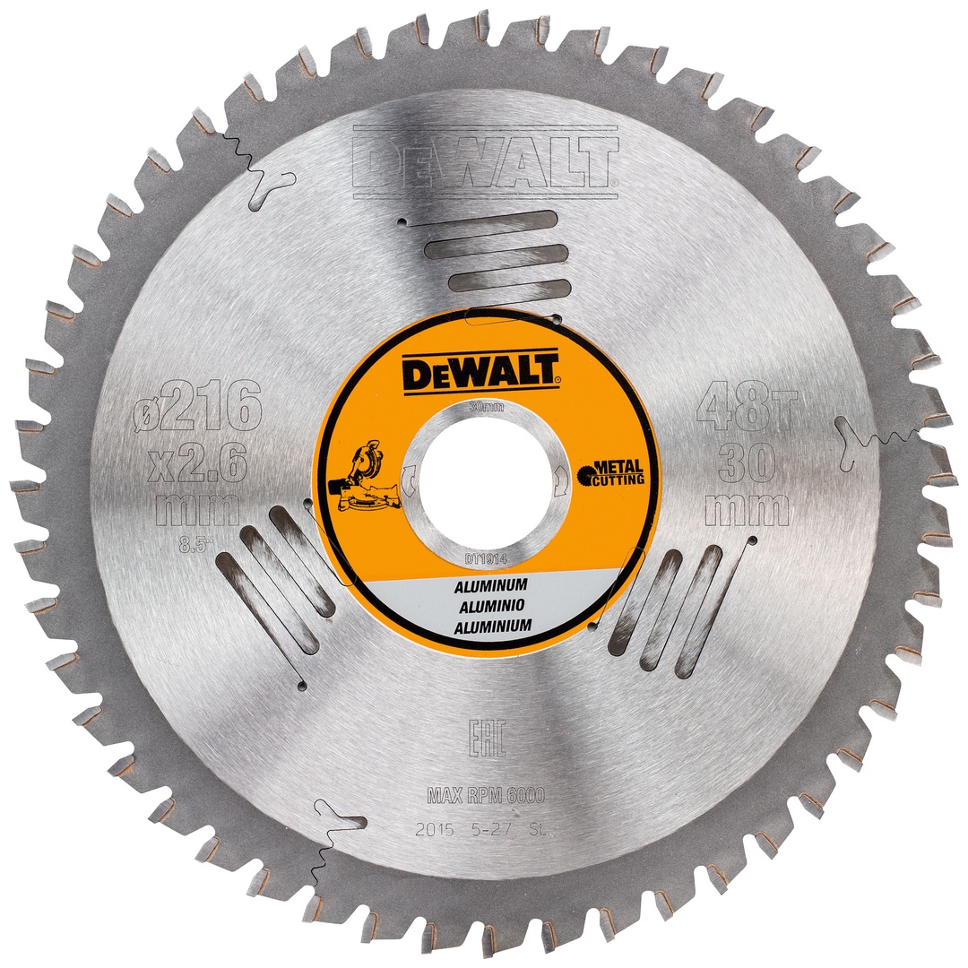 DeWalt Kreissägeblatt stat. 216/30 mm 48TFZ
