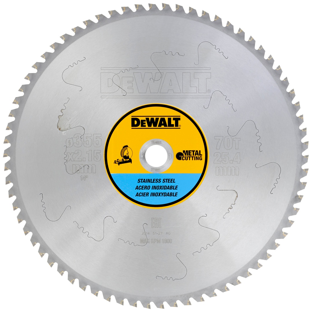 DeWalt Kreissägeblatt stat. 355/25,4 mm 70TFZ