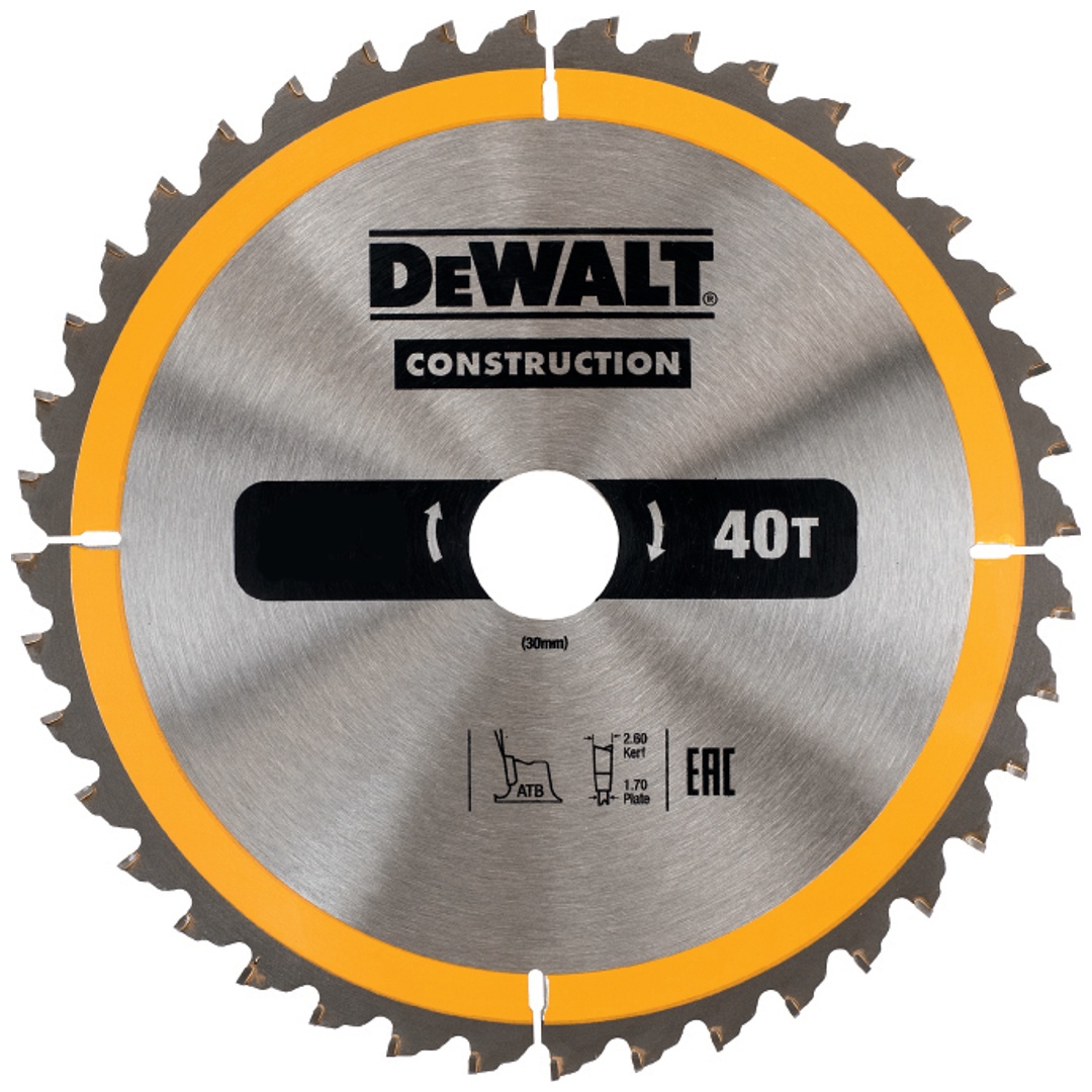 DeWalt Kreissägeblatt stat. 235/30 mm 40WZ