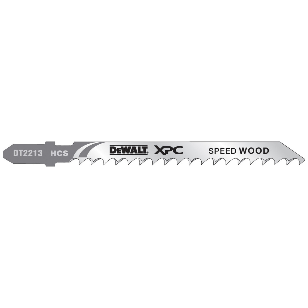 DeWalt Stichsägeblatt HCS Holz bis 60 mm, 5 Stk.