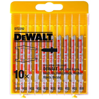 DeWalt Stichsägeblätter-Set 10-tlg. Metall