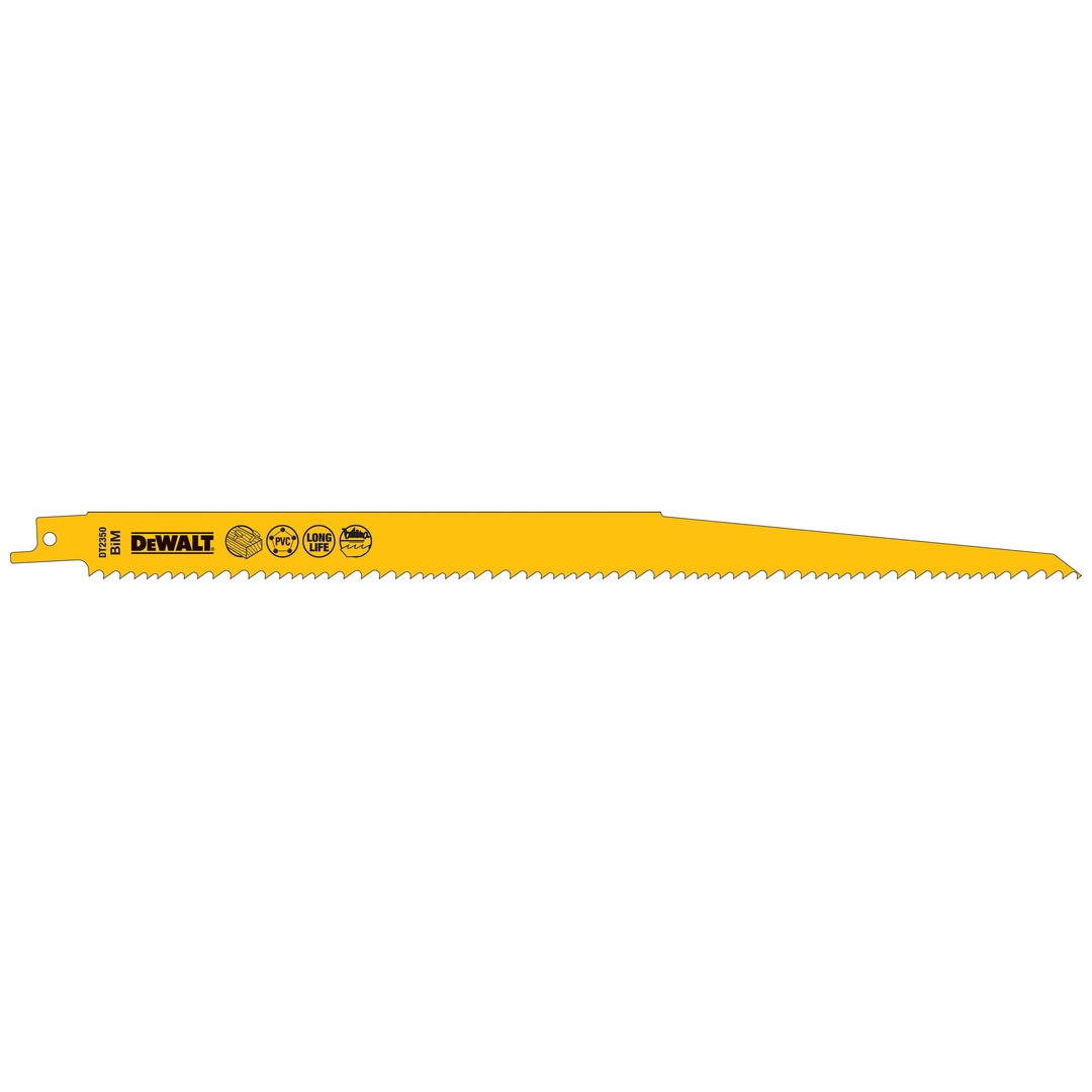 DeWalt Säbelsägeblatt BIM Holz 305 mm 6TPI