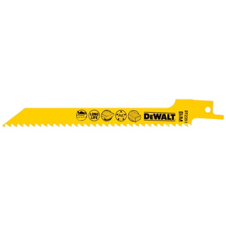 DeWalt Säbelsägeblatt BIM Holz 152 mm 5 Stk.