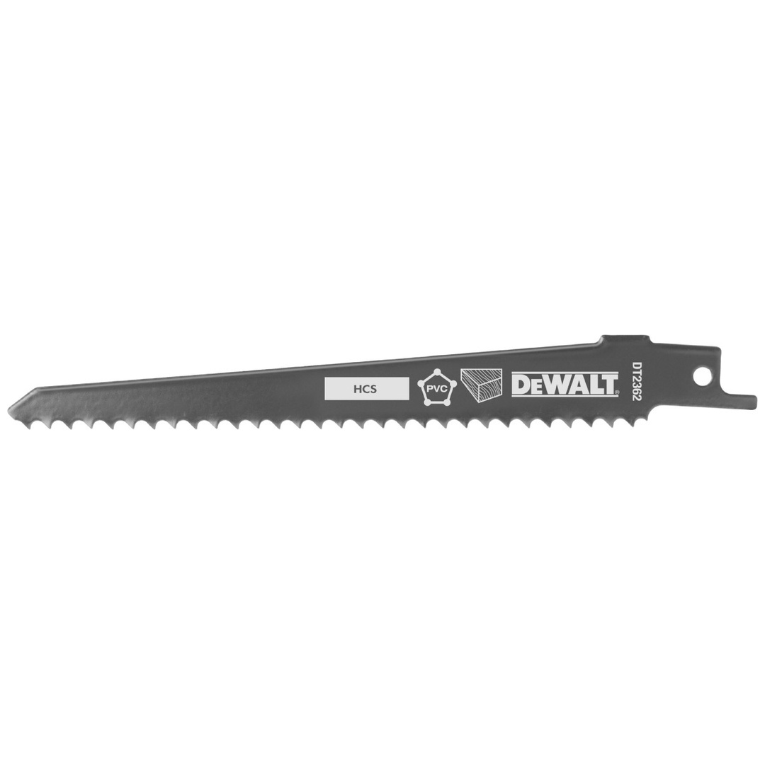 DeWalt Säbelsägeblatt HCS Holz 152 mm, 5 Stk.