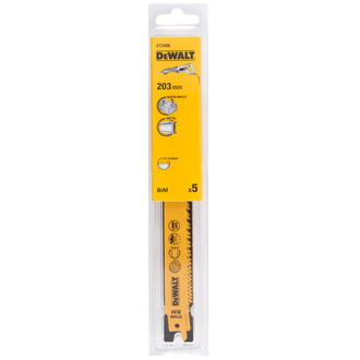 DeWalt Säbelsägeblatt BIM Universal 203 mm, 5-10 TPI, Art.Nr. DT2406-QZ