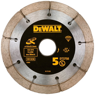 DeWalt Diamanttrennscheibe Sandwich 125x22,2 mm