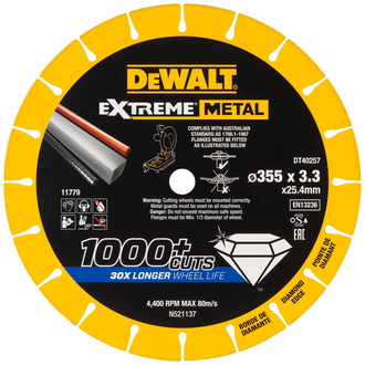 DeWalt Diamanttrennscheibe 355x3.3 mm