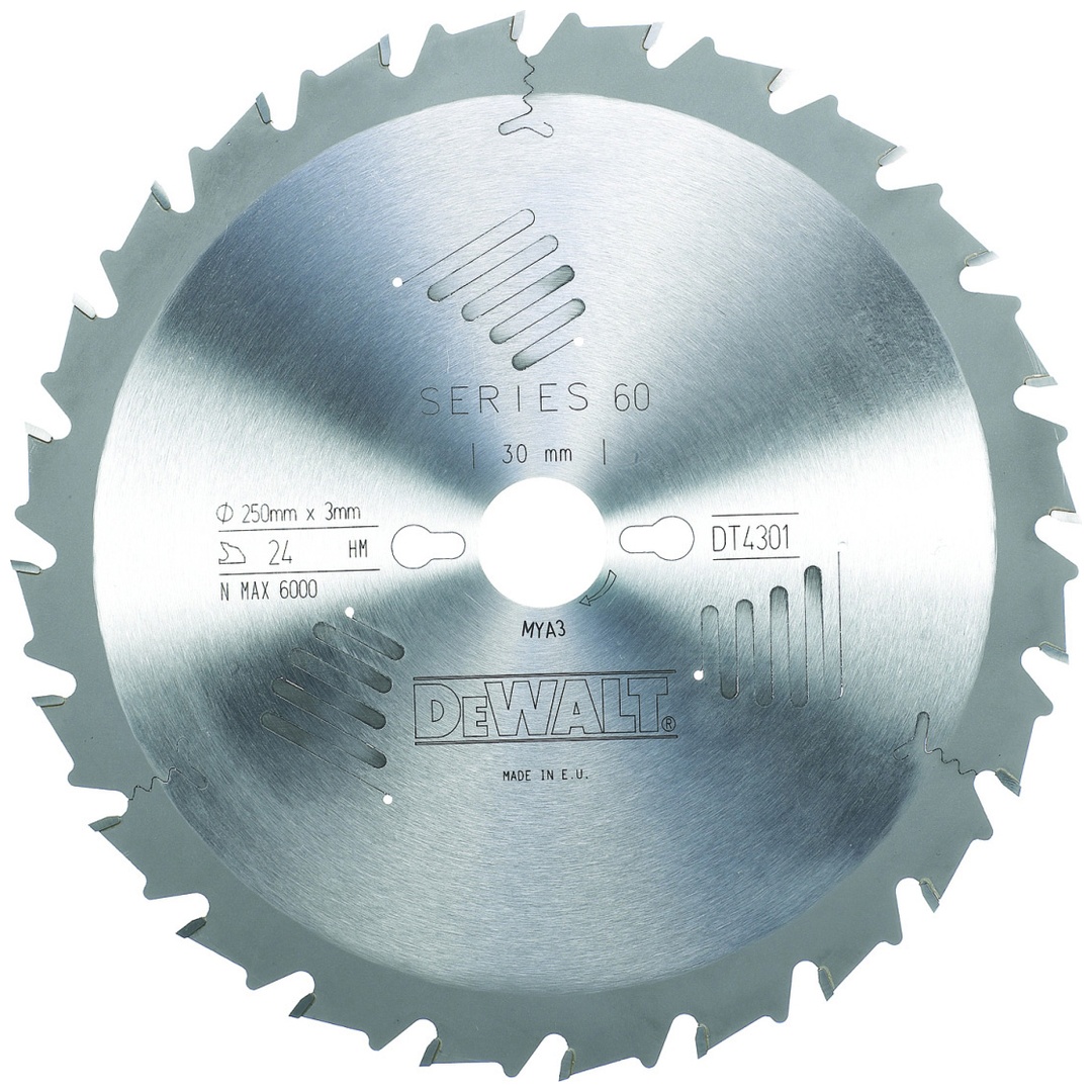 DeWalt Kreissägeblatt stat. 250/30 mm 24FZ, EXTREME