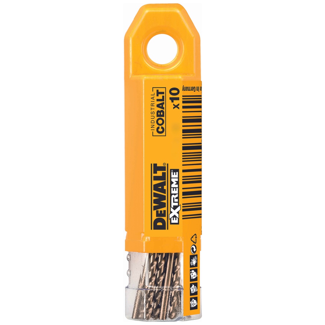 DeWalt Metallbohrer HSS-Co 6,5x101x63 mm, 10 Stk.