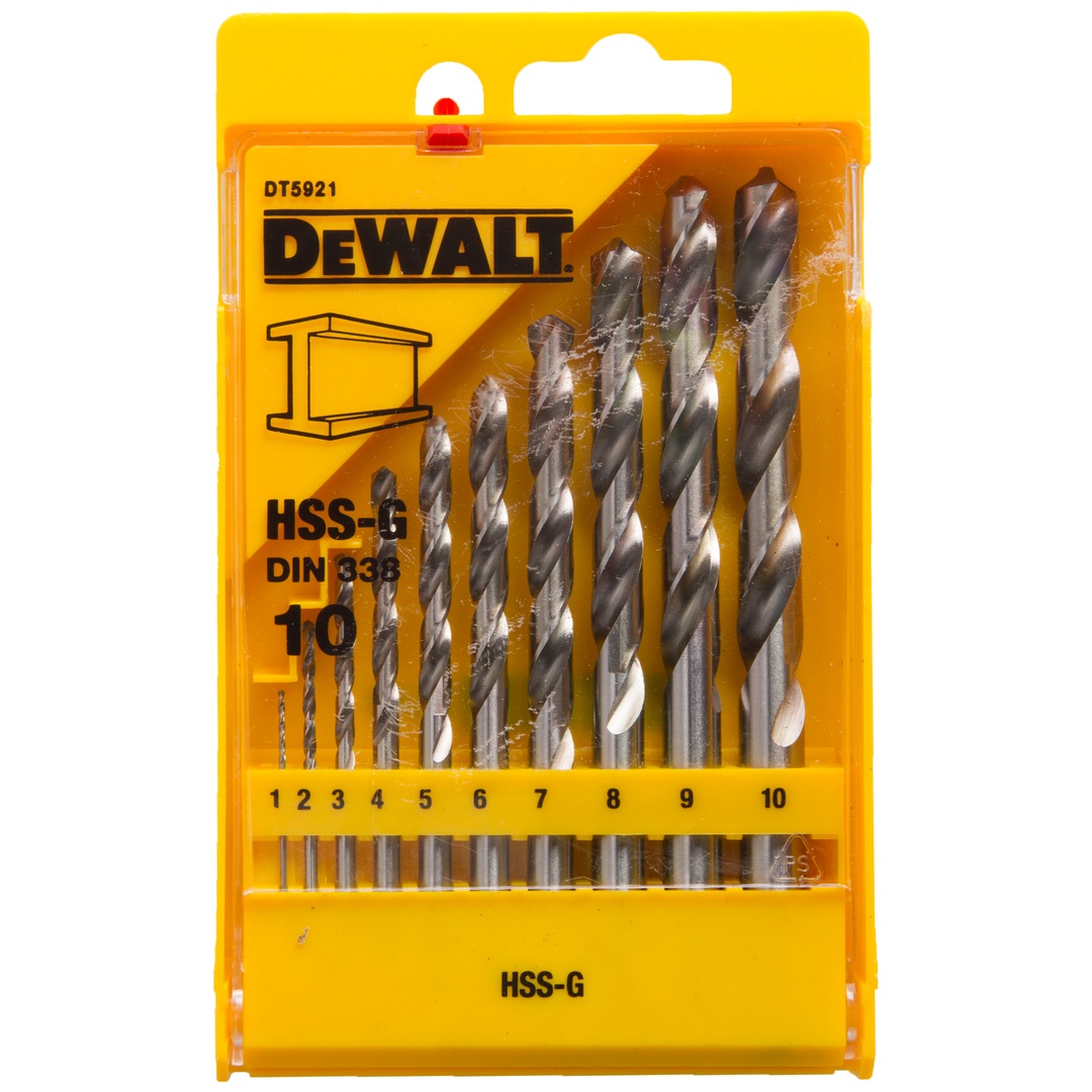 DeWalt Metallbohrer-Set 10-tlg. HSS-G