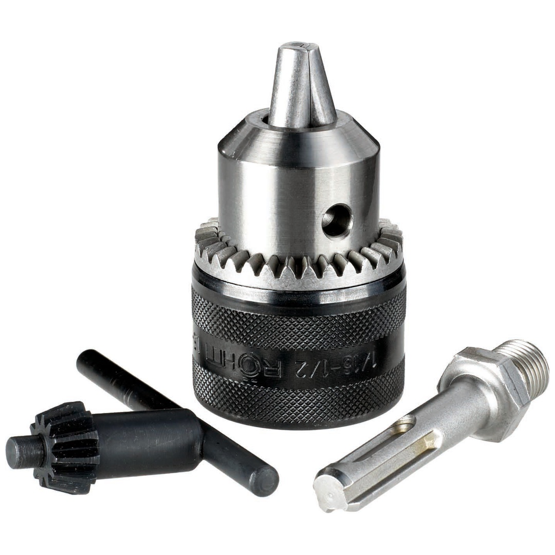 DeWalt Bohrfutter Zahnkranz 1,5 - 13 mm, 1/2x20UNF, incl. SDS-plus Adapter mit Bitaufnahme