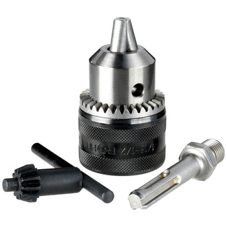 DeWalt Bohrfutter Zahnkranz 1,5 - 13 mm, 1/2"x20UNF, incl. SDS-plus Adapter mit Bitaufnahme